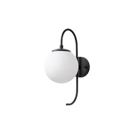 Opviq Jewel - 10555 Aplique de Pared Negro y Crema